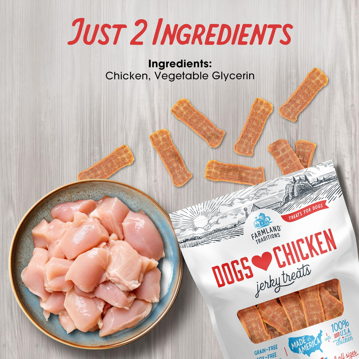 Chicken Jerky Dog Treats 3 lb Bag A9989