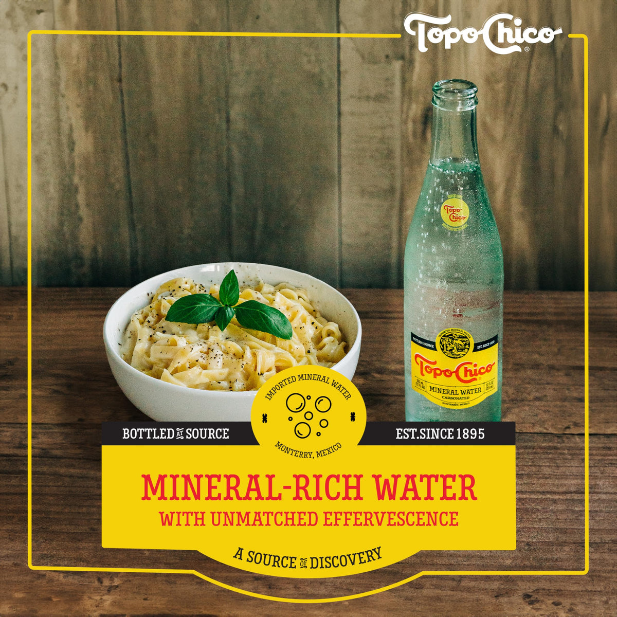 Sparkling Mineral Water 12 Fl Oz Pack of 4 Glass J774
