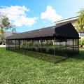 10x20x6.5 FT Heavy Duty Outdoor Dog Kennel with Roof G40950